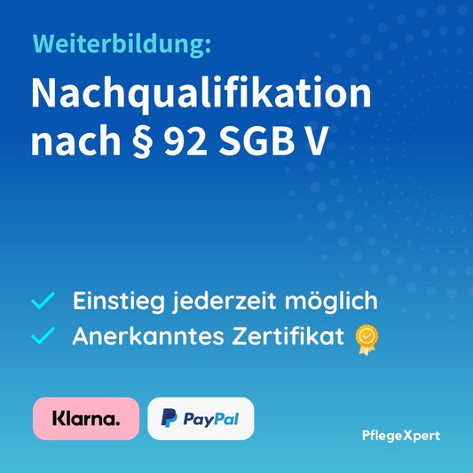 Nachqualifikation nach §92 SGB V
