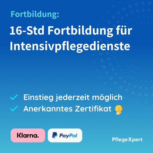 Pflichtfortbildung für Intensivpflegedienste (Jährl. 16Std.)